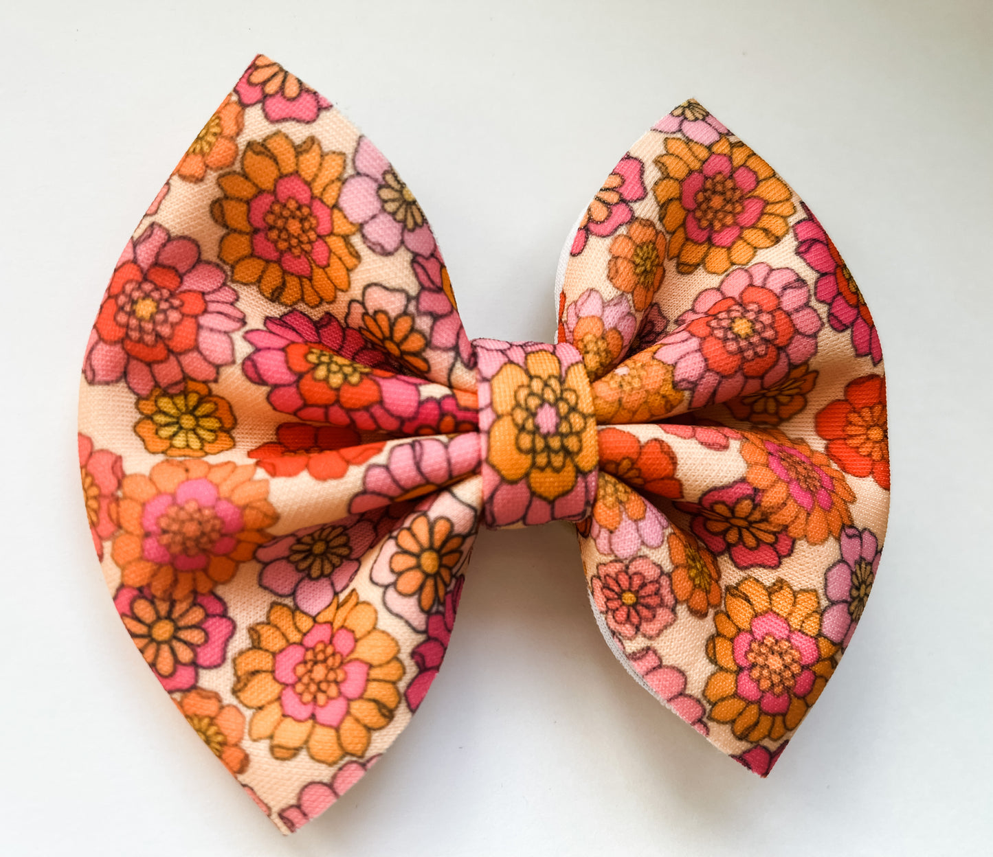 Bright Floral Baby Bow Headband