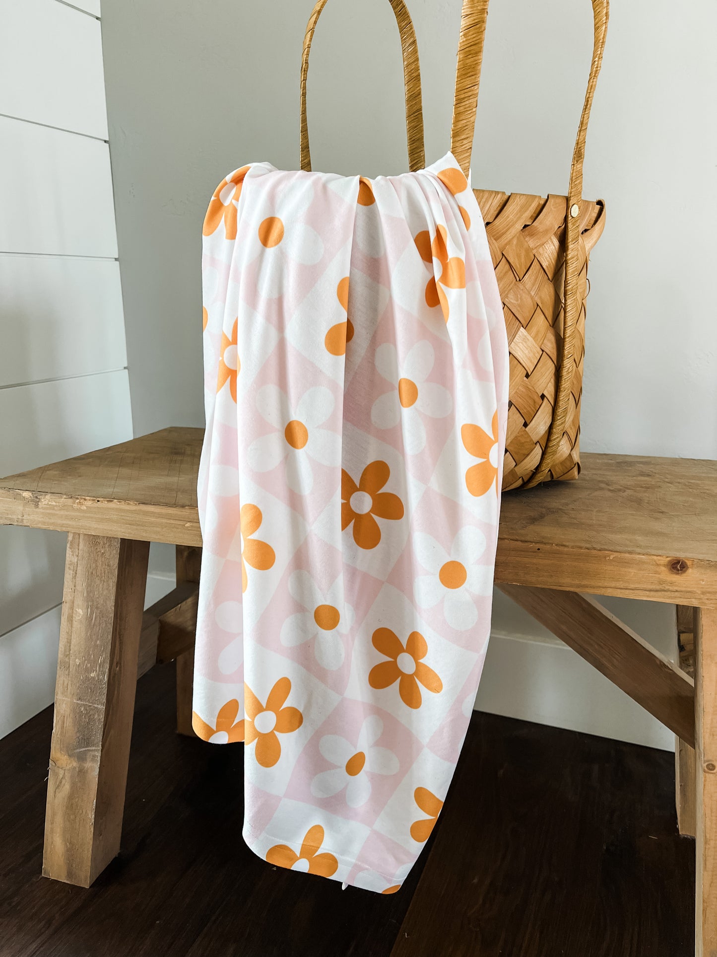Floral Swaddle + Bow