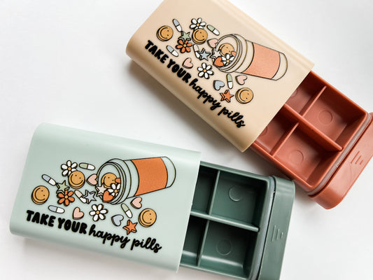Take your Happy Pills Container