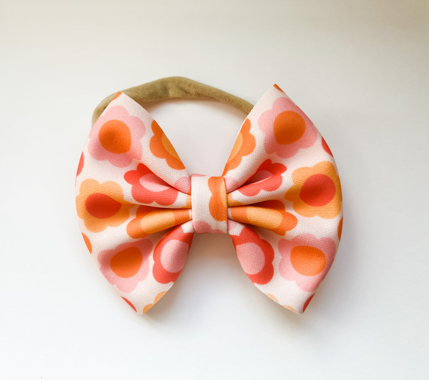 Retro Daisy Baby Bow Headband